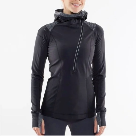 lululemon athletica Tops - Lululemon Run For It Pullover Hoodie